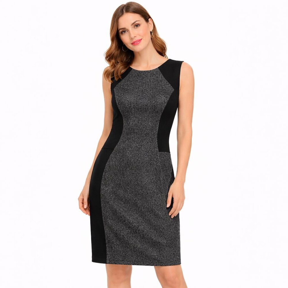 R&M Richard women's dress Size: 12 black and grey